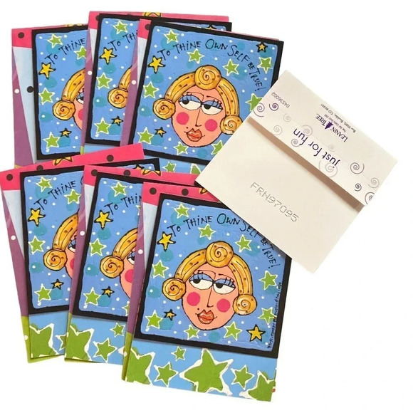 FUNNY 6/pk Leanin' Tree Friend Greeting Cards Blonde Sassy Girl Lori Wiseman NIP - Picture 1 of 11